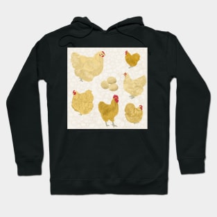 Buff Orpington Chicken White Hoodie